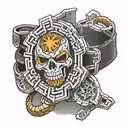Tarkov Killa Bosses GP Bitcoin Bracelet tattoo design idea