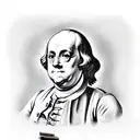 benjamin franklin tattoo design idea