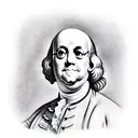 benjamin franklin tattoo design idea