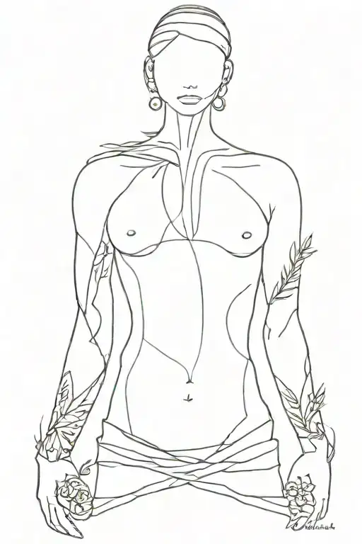 Renee with times new Roman  tattoo design idea