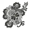 1976 written tattoo design idea