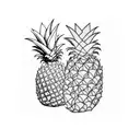 Pineapple tattoo design idea