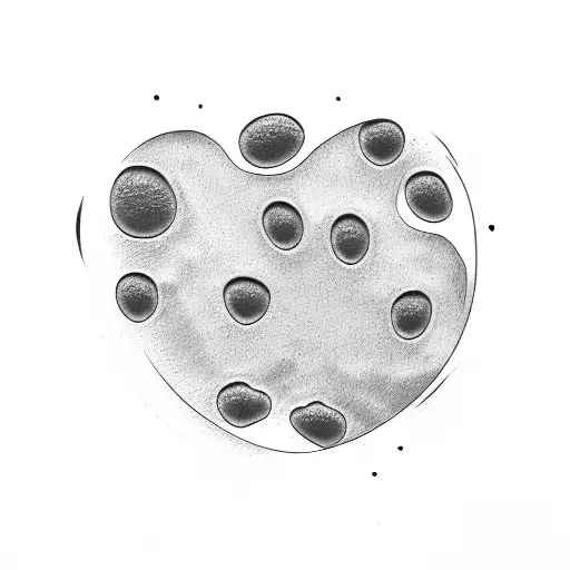 dog paw print with heart tattoo design idea