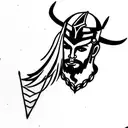 marine corps Viking Thor floki tattoo design idea