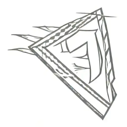 black and white tattoo with the number 95 (Lightning McQueen) and a checked flag   tattoo design idea