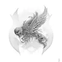 ange Gabriel  tattoo design idea