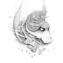 ange Gabriel  tattoo design idea