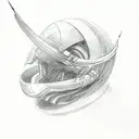 binary number tattoo design idea