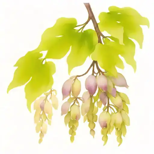 Wisteria daughter tattoo design idea