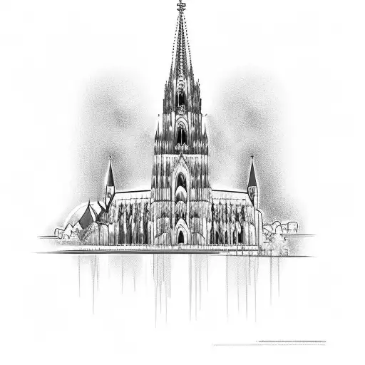 cologne cathedral tattoo design idea