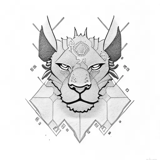 Lego simba  tattoo design idea