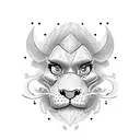 Lego simba  tattoo design idea