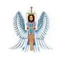 orthodox ethiopian angel tattoo design idea