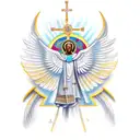 orthodox ethiopian angel tattoo design idea