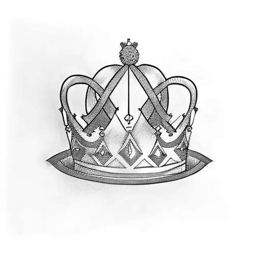King's Crown tattoo design idea
