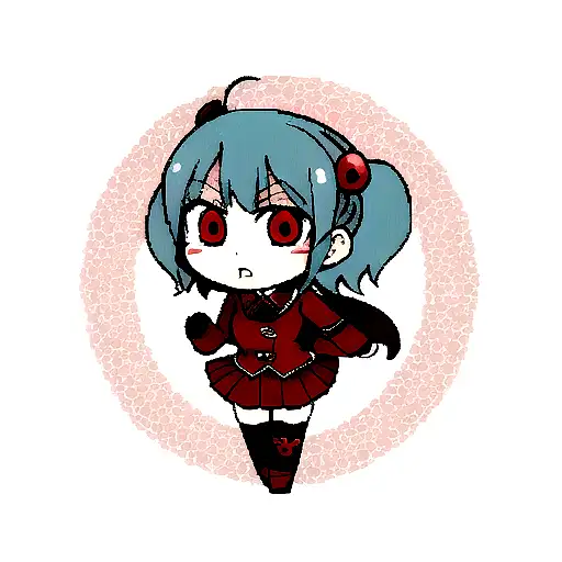 red devil tattoo design idea