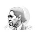 Denzel Washington  tattoo design idea