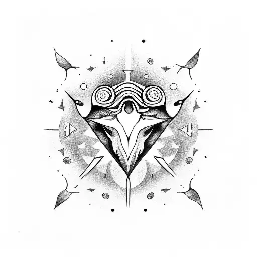 sign astrologic taurus inside sun  tattoo design idea