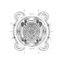 morse code tattoo design idea