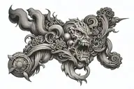 adhd person tattoo design idea