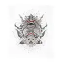 chaos tattoo design idea