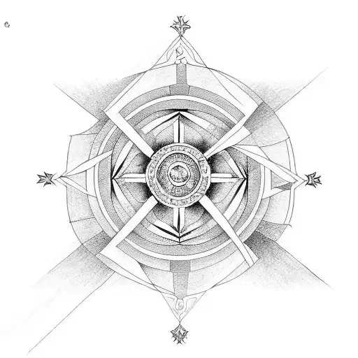 monastery  tattoo design idea