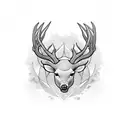 buck tattoo design idea