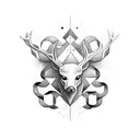 buck tattoo design idea