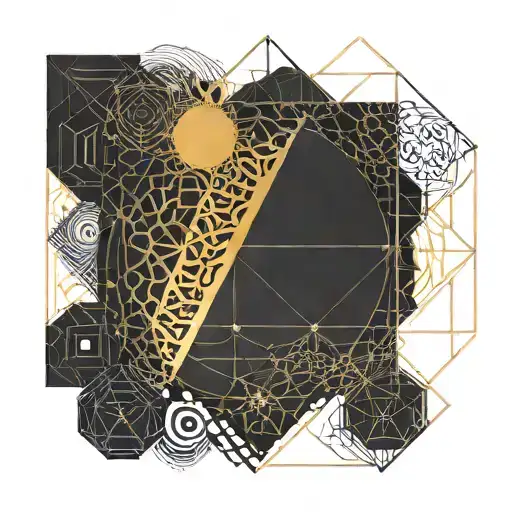 carpe diem in golden proportion tattoo design idea