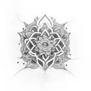 Name Akshara tattoo design idea