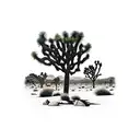 Joshua tree sleeve tattoo design idea