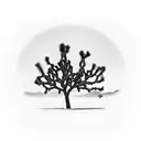 Joshua tree  tattoo design idea