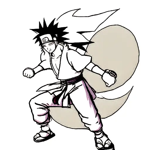 Naruto six paths tattoo design idea