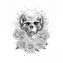 shocker skelton tattoo design idea