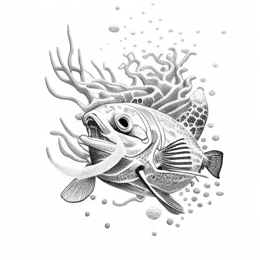 scuba diving tattoo design idea