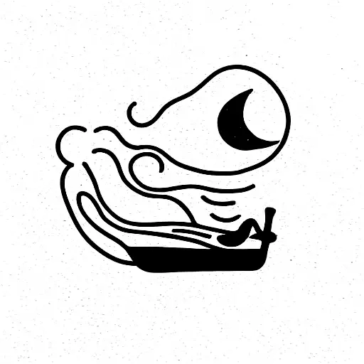 scuba diving tattoo design idea