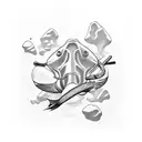 scuba diving tattoo design idea