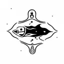 scuba diving tattoo design idea