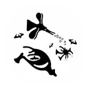 scuba diving tattoo design idea