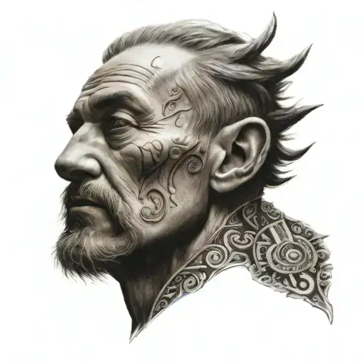 Cyrus tattoo towards the collarbone tattoo design idea