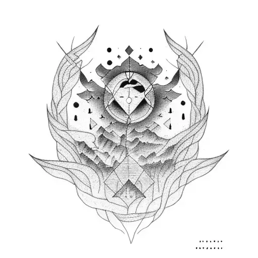 twin peaks tattoo design idea