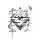 twin peaks tattoo design idea