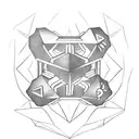 Dice with card tattoo design idea