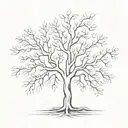 Design: A simple tree with six branches, each branch representing one of you. The branches could be evenly spaced around tattoo design idea
