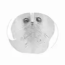 fingerprint in universe tattoo design idea