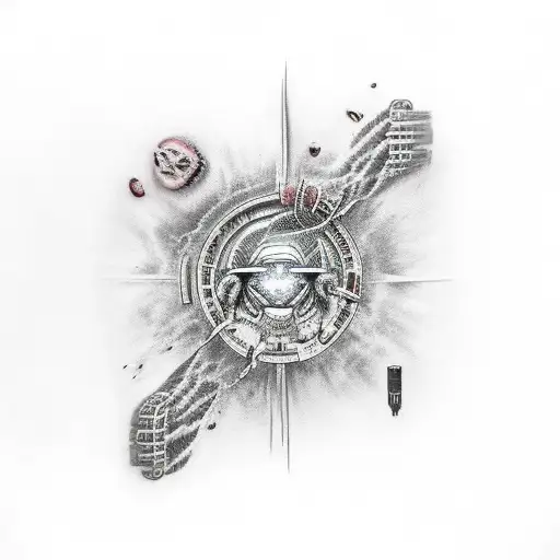 dead space markers tattoo design idea