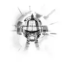 marker dead space tattoo design idea