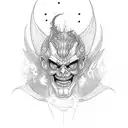 hades sketch tattoo design idea