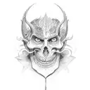 hades sketch tattoo design idea