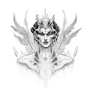 hades sketch tattoo design idea